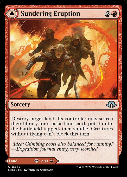 Sundering Eruption // Volcanic Fissure (MH3 248)