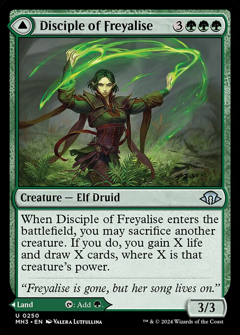 Disciple of Freyalise // Garden of Freyalise (MH3 250)
