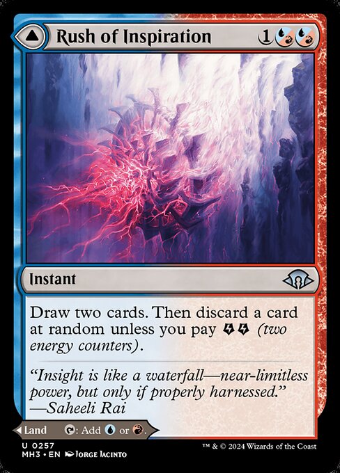 Rush of Inspiration // Crackling Falls (MH3 257)