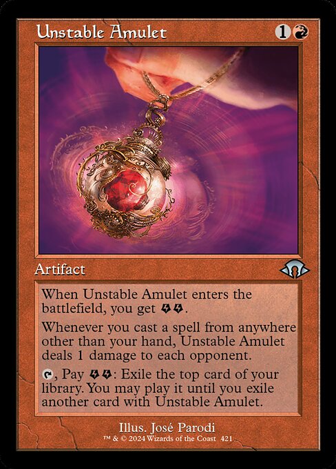 Unstable Amulet (MH3 421)