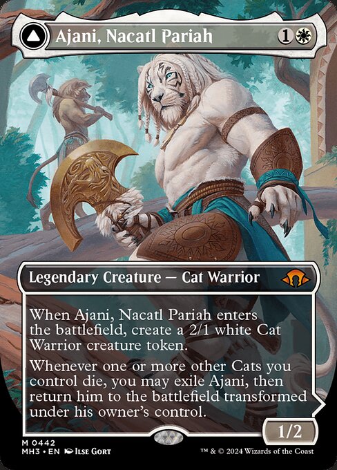 Ajani, Nacatl Pariah // Ajani, Nacatl Avenger (MH3 442)