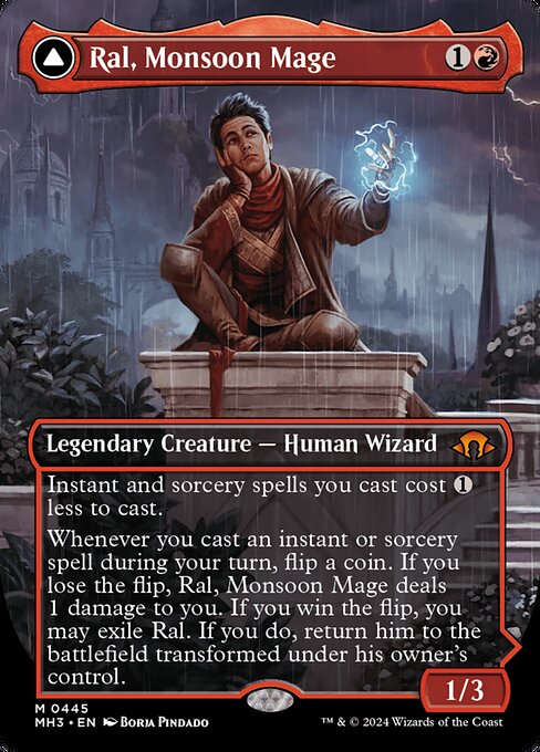 Ral, Monsoon Mage // Ral, Leyline Prodigy (MH3 445)