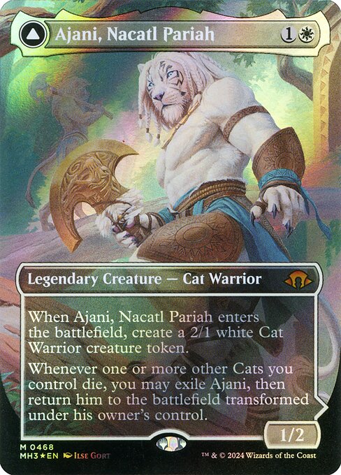 Ajani, Nacatl Pariah // Ajani, Nacatl Avenger (MH3 468)