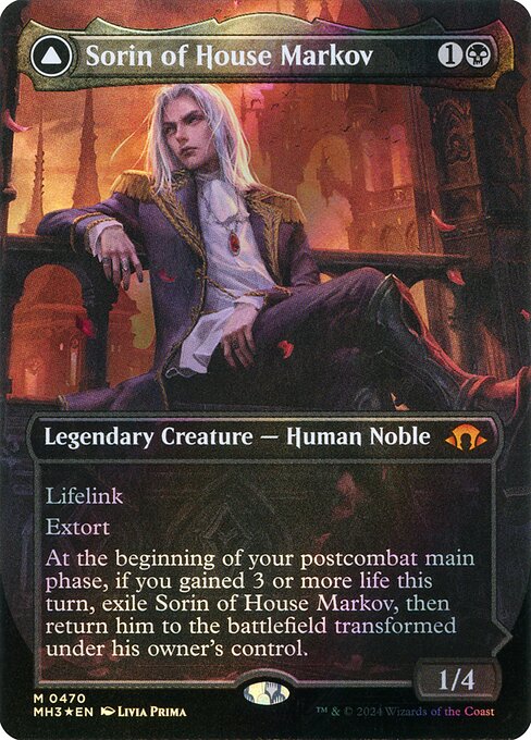 Sorin of House Markov // Sorin, Ravenous Neonate (MH3 470)