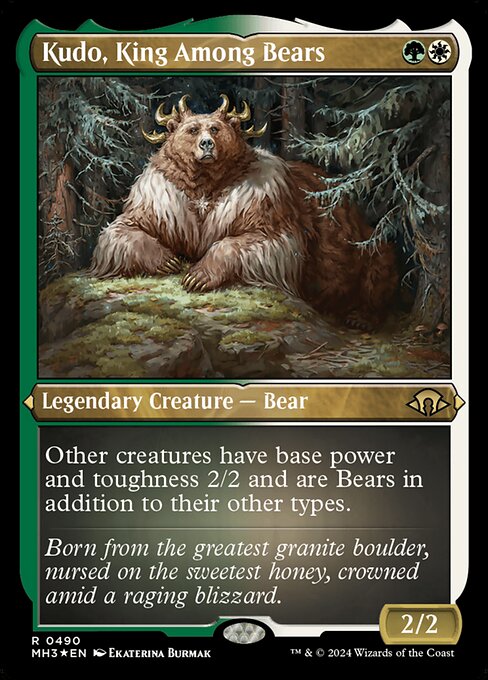 Kudo, King Among Bears (MH3 490)