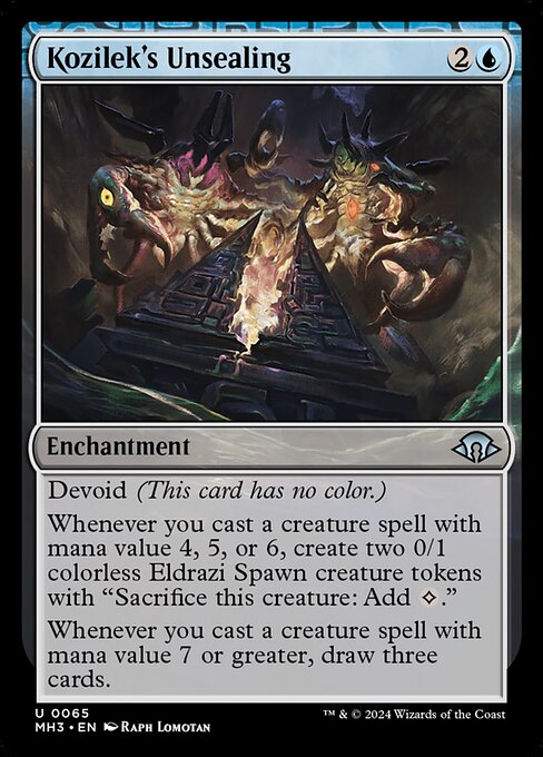 Kozilek's Unsealing (MH3 65)