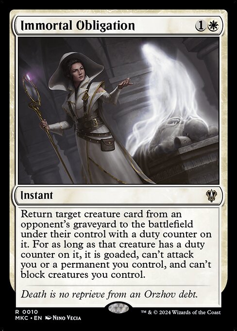 Immortal Obligation (MKC 10)