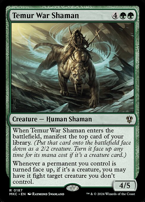 Temur War Shaman (MKC 187)