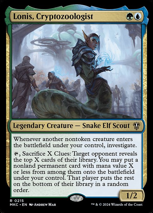Lonis, Cryptozoologist (MKC 215)