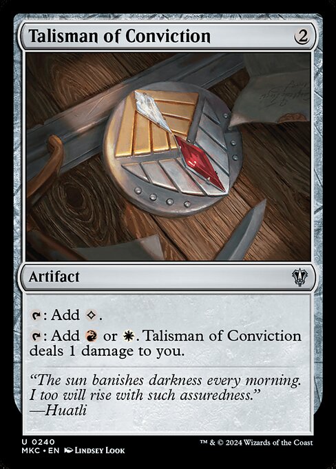 Talisman of Conviction (MKC 240)