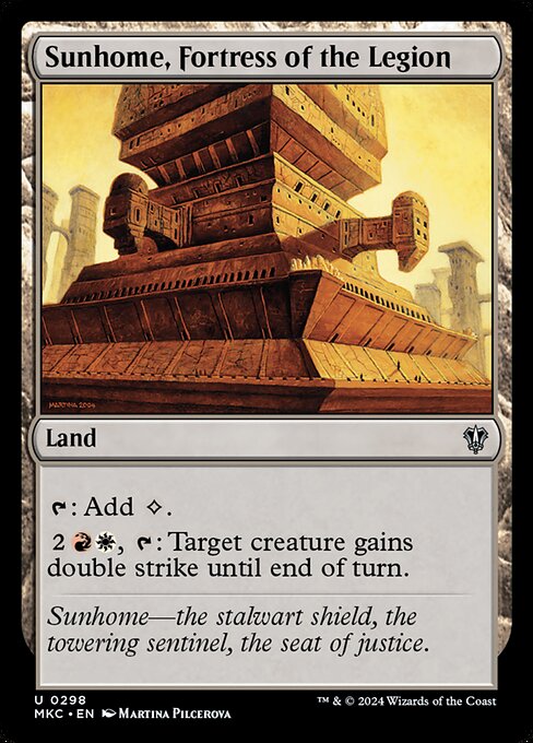 Sunhome, Fortress of the Legion (MKC 298)
