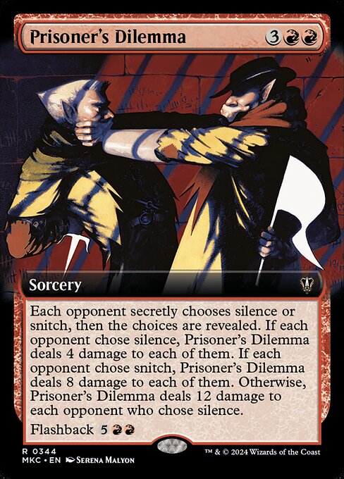 Prisoner's Dilemma (MKC 344)