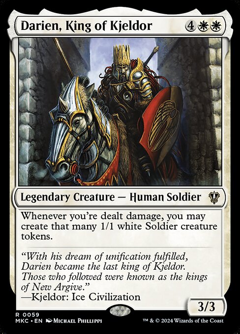 Darien, King of Kjeldor (MKC 59)