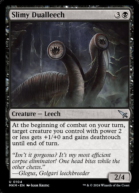 Slimy Dualleech (MKM 104)