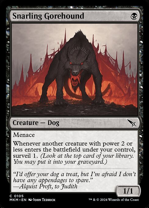 Snarling Gorehound (MKM 105)