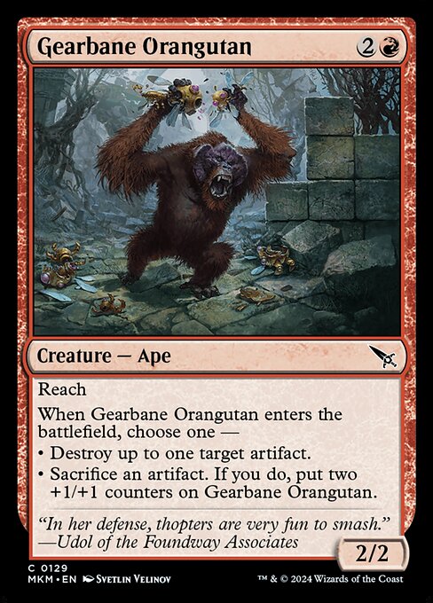 Gearbane Orangutan (MKM 129)