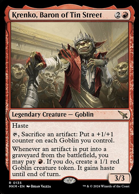 Krenko, Baron of Tin Street (MKM 135)