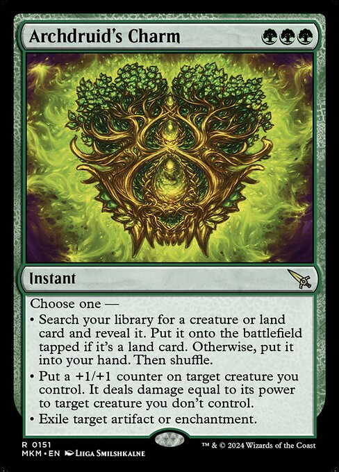Archdruid's Charm (MKM 151)