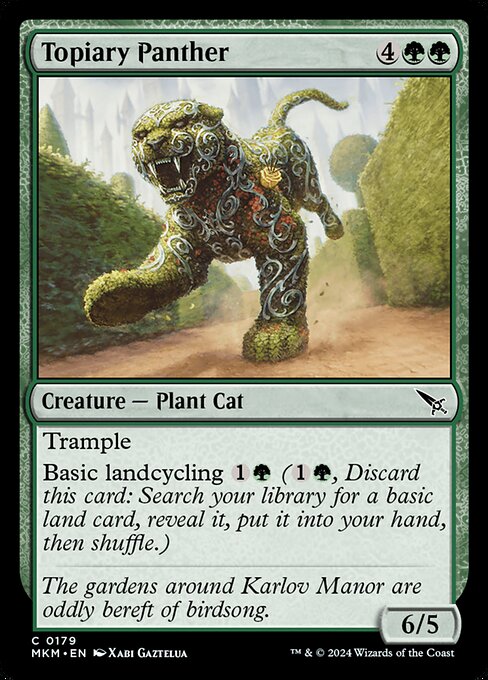 Topiary Panther (MKM 179)