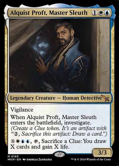 Alquist Proft, Master Sleuth (MKM 185)