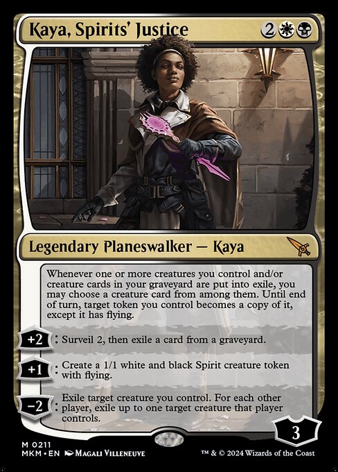 Kaya, Spirits' Justice (MKM 211)