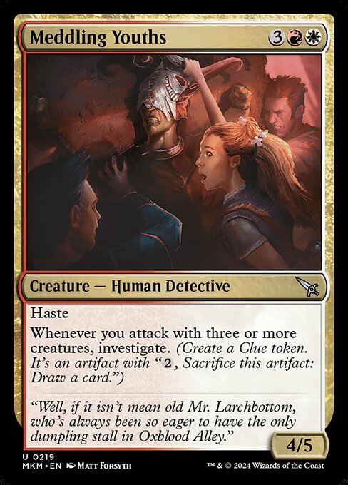 Meddling Youths (MKM 219)