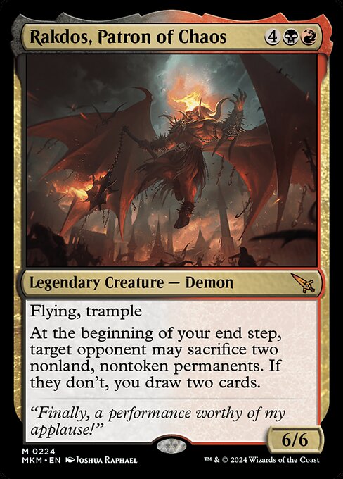 Rakdos, Patron of Chaos (MKM 224)