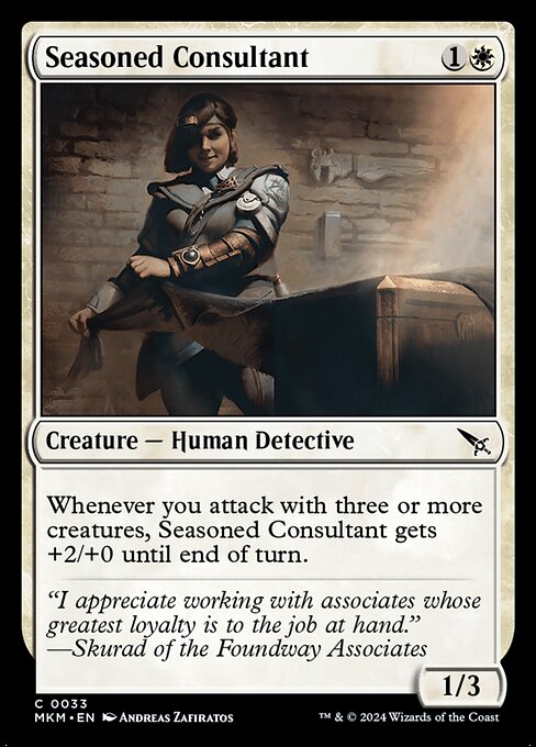 Seasoned Consultant (MKM 33)