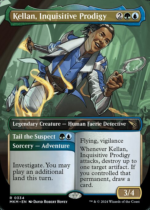 Kellan, Inquisitive Prodigy // Tail the Suspect (MKM 334)