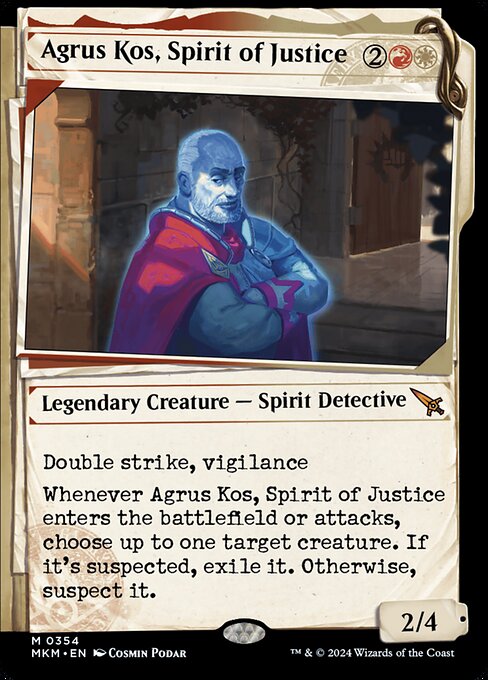 Agrus Kos, Spirit of Justice (MKM 354)