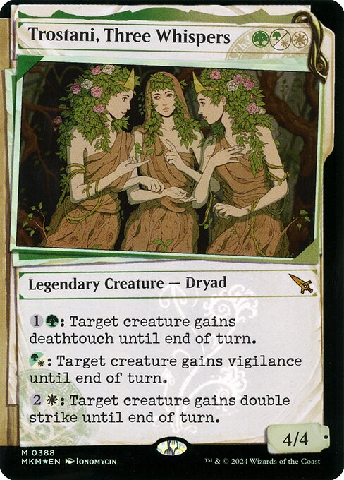 Trostani, Three Whispers (MKM 388)