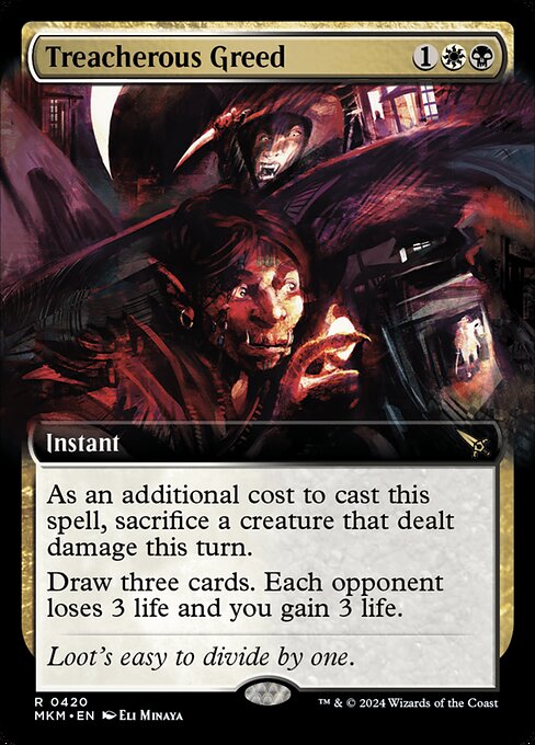 Treacherous Greed (MKM 420)