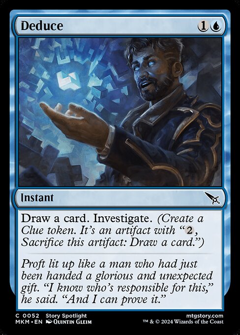 Deduce (MKM 52)