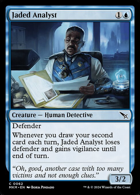 Jaded Analyst (MKM 62)