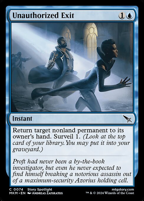 Unauthorized Exit (MKM 74)
