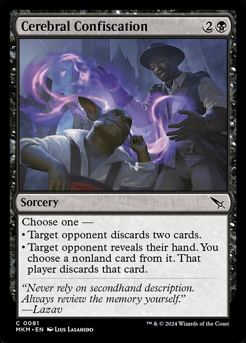 Cerebral Confiscation (MKM 81)