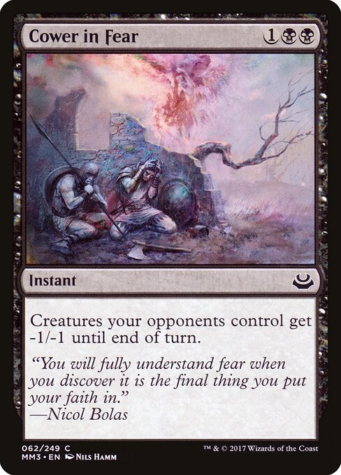 Cower in Fear (MM3 62)