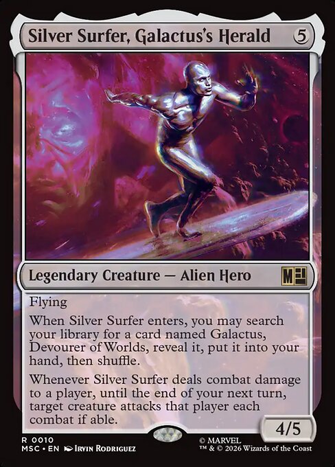 Silver Surfer, Galactus's Herald (MSC 10)