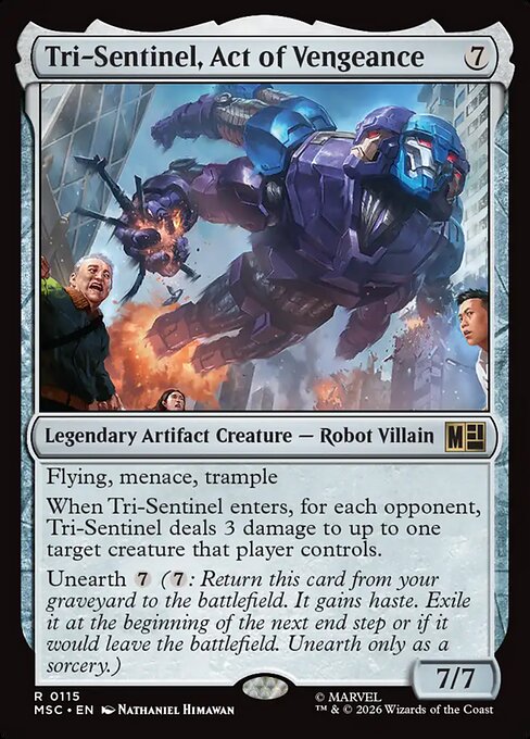 Tri-Sentinel, Act of Vengeance (MSC 115)
