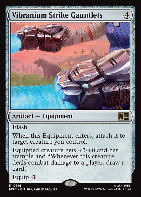 Vibranium Strike Gauntlets (MSC 118)