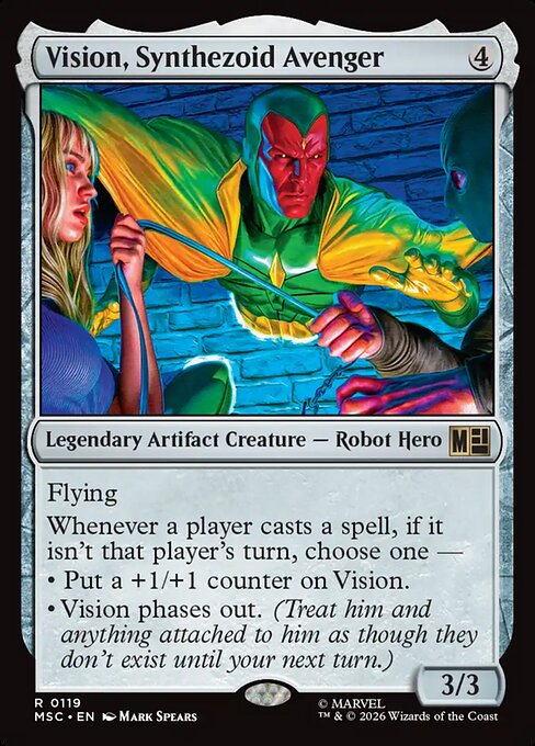 Vision, Synthezoid Avenger (MSC 119)