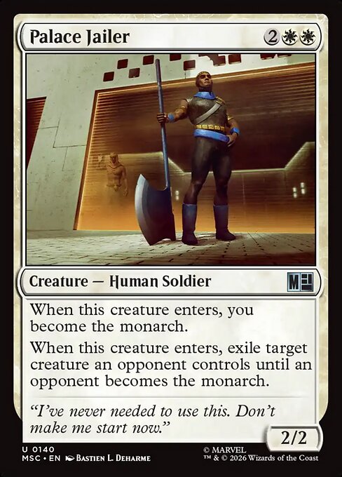 Palace Jailer (MSC 140)