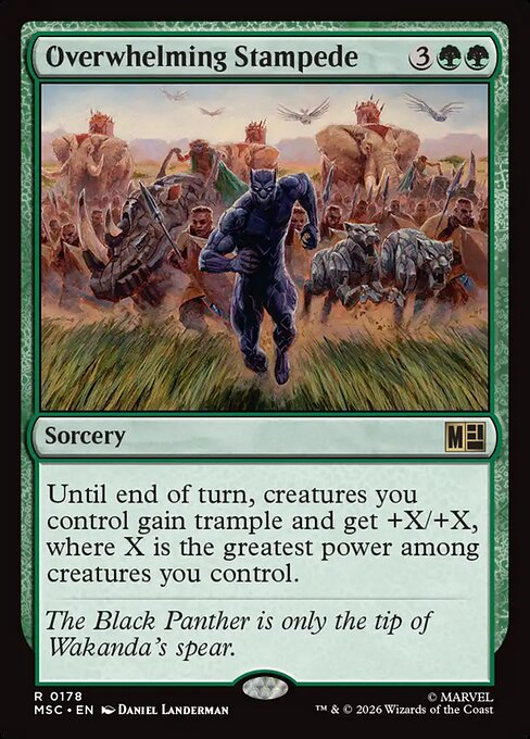Overwhelming Stampede (MSC 178)
