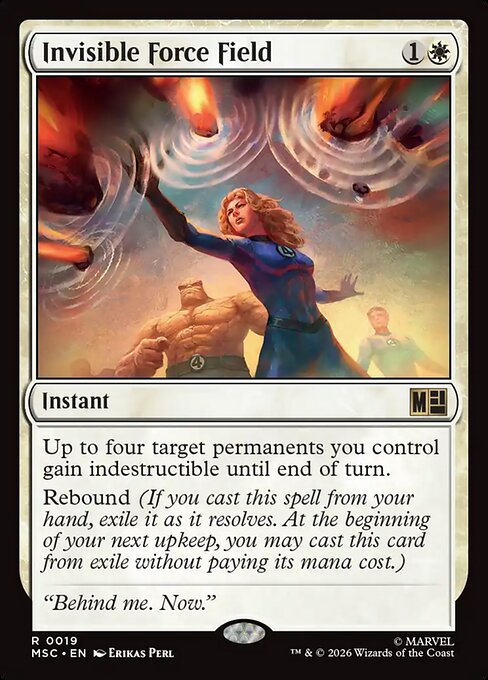 Invisible Force Field (MSC 19)