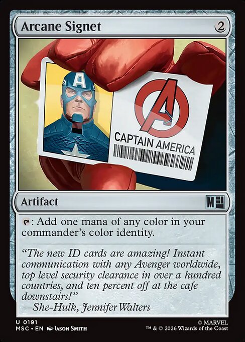 Arcane Signet (MSC 191)