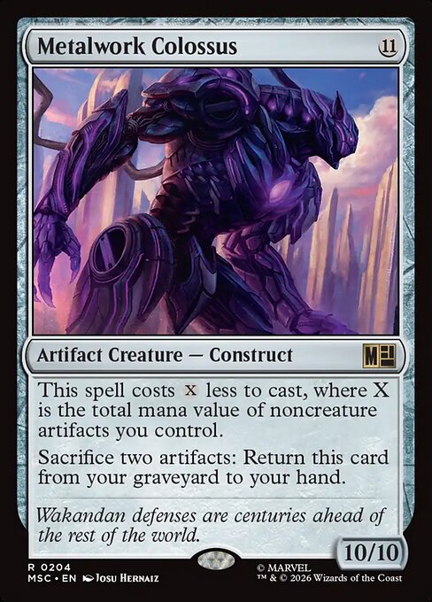 Metalwork Colossus (MSC 204)