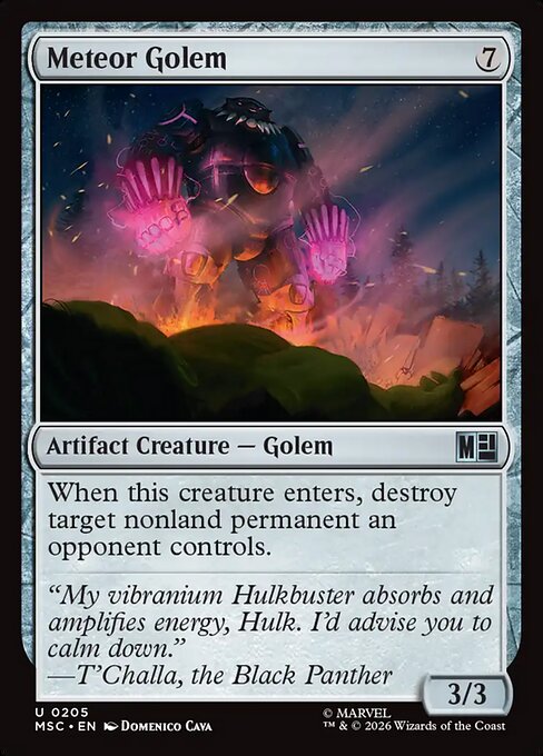 Meteor Golem (MSC 205)