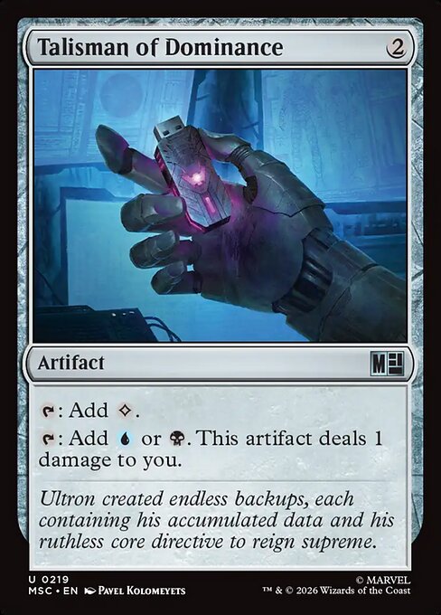 Talisman of Dominance (MSC 219)