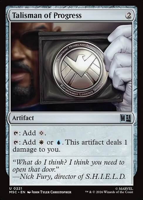 Talisman of Progress (MSC 221)