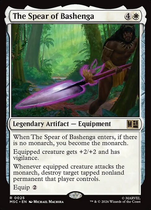 The Spear of Bashenga (MSC 25)